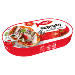 GRAAL SZPROT W SOSIE POMIDOROWYM 170G