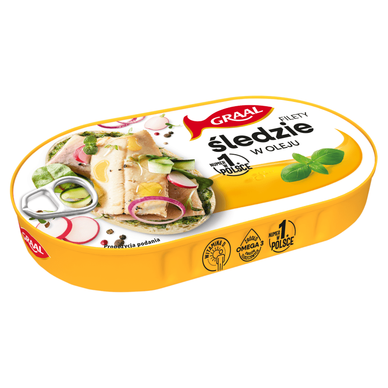 GRAAL FILET ŚLEDZIOWY W OLEJU 170G