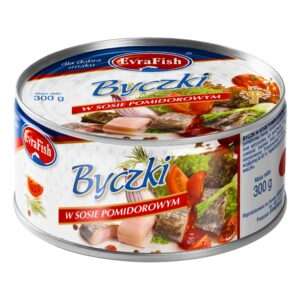 EVRA BYCZKI W SOSIE POMIDOROWYM 300G