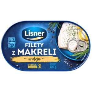 LISNER FILETY Z MAKRELI W OLEJU 170G