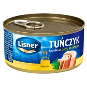 LISNER TUŃCZYK KAWAŁKI W OLEJU 170G