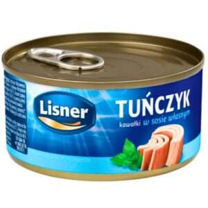 LISNER TUŃCZYK KAWAŁKI W SOSIE WŁASNYM 170G