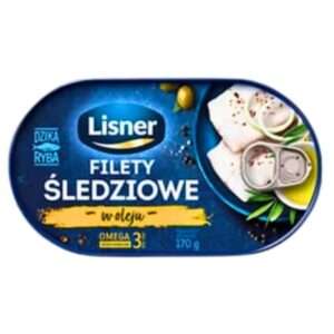 LISNER FILET ŚLEDZIOWY W OLEJU 170G