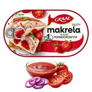 GRAAL FILET Z MAKRELI W SOSIE POMIDOROWYM 170G