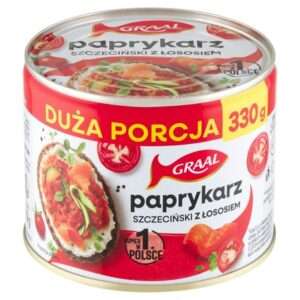 GRAAL PAPRYKARZ SZCZECIŃSKI Z ŁOSOSIEM 330G