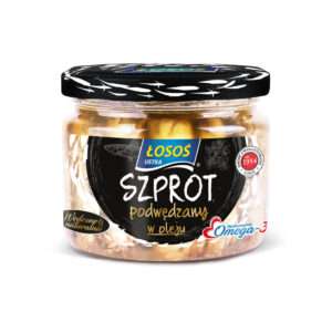 ŁOSOŚ USTKA SZPROT PODWĘDZANY W OLEJU 250G