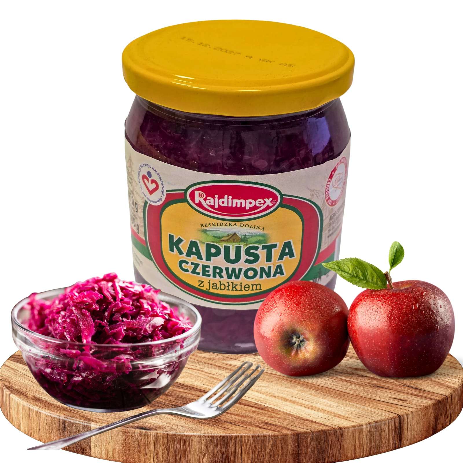 RAJDIMPEX KAPUSTA CZERWONA Z JABŁKIEM 470G