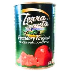 TERRA SANTA POMIDORY KROJONE W SOKU POMIDOROWYM 400G