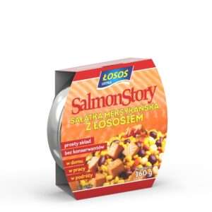 ŁOSOŚ USTKA SAŁATKA Z ŁOSOSIEM MEKSYKAŃSKA 160G
