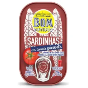 BOM PETISCO SARDYNKI W PIKANTNYM SOSIE POMIDOROWYM 120G